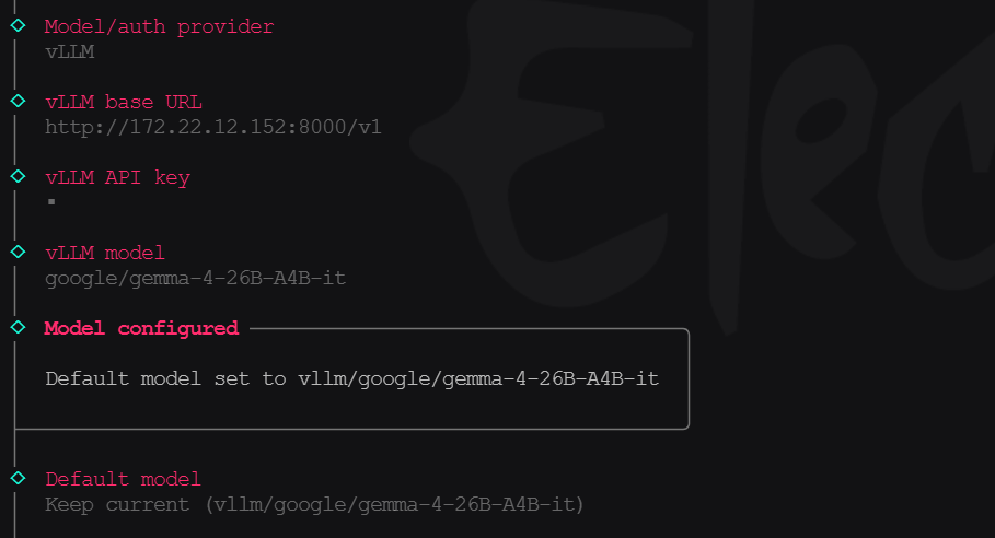 Model provider setup 2