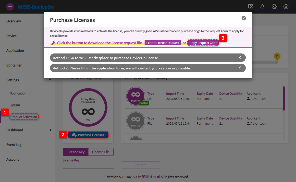 License Management | DeviceOn